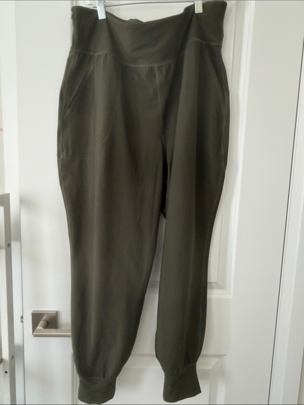 Old Navy Olive Green High-Waist Jogger Pants